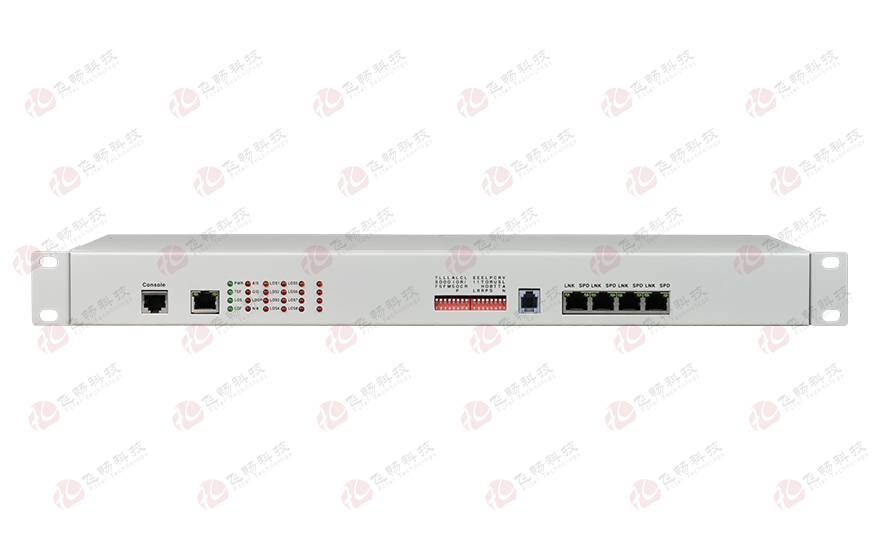 飞畅科技-8E1+4xFE 双阻抗 1+1光备份 PDH光端机