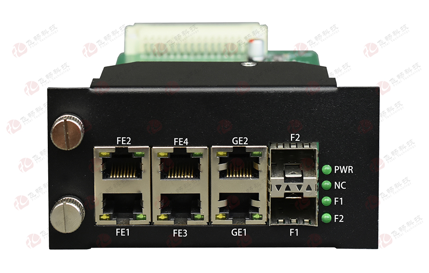 飞畅科技-多业务带 物理隔离以太网（2U机框，19英寸， 1+1光备份）光端机